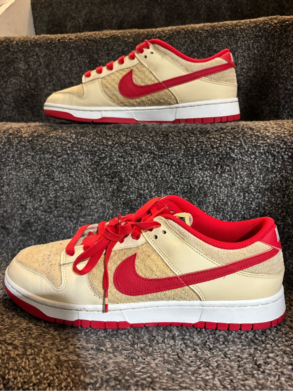 Nike Dunk Low Retro SE Strawberry Waffle sneaker size12